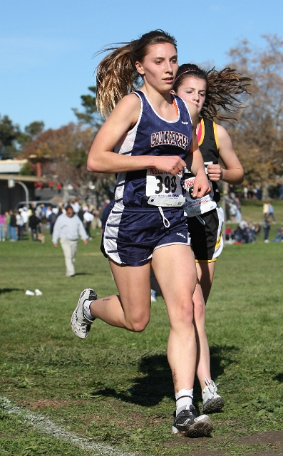 NCS XC D5 Girls-074.JPG - 2009 North Coast Section Cross Country Championships, Hayward High School, Hayward, California